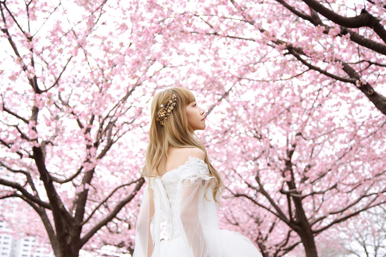 Tokyo: Wedding Photo Tour dengan 3 Lokasi & Pro Styling